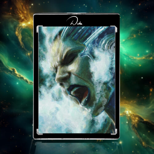 The Wicked Witch of the West sketch card from Masterpiece cards the Wonderful Wizard of Oz by Duke