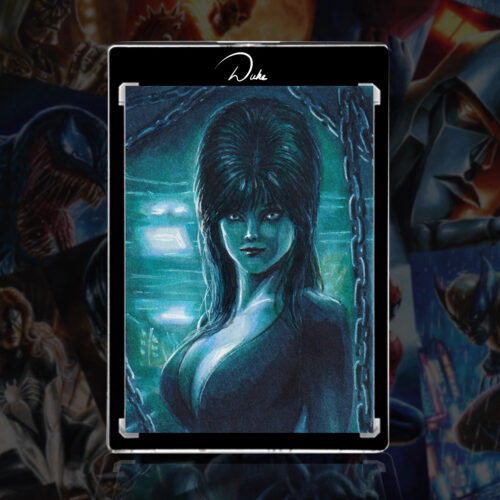 Elvira Sketch Card by Duke