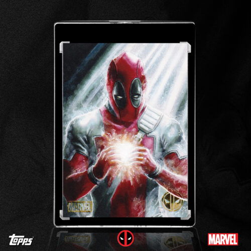 Deadpool and the Grail Topps Chrome Deadpool Sketch Card by Duke