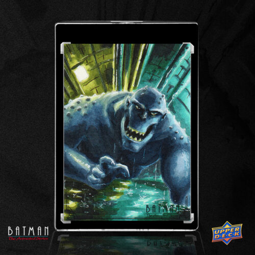 Killer Croc Upperdeck Batman the Animated Series Sketch Card by Duke