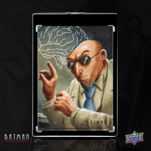 Hugo Strange Upperdeck Batman the Animated Series Sketch Card by Duke