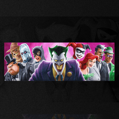 The Rogues Gallery Upperdeck Batman the Animated Series Sketch Card by Duke