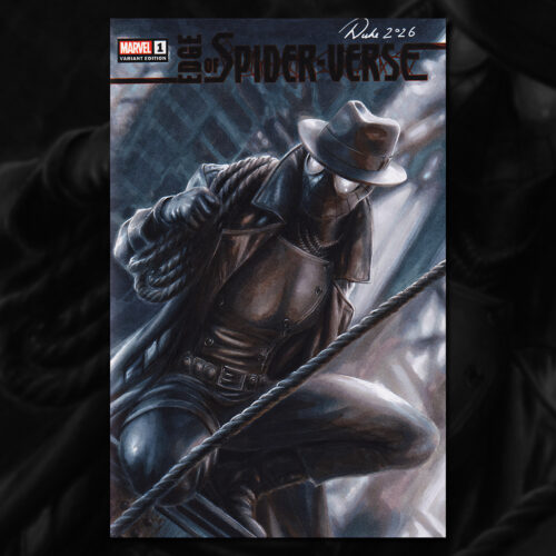 Spider-Man Noir Sketch Cover by Duke