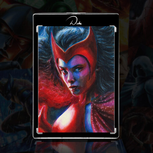 The Scarlet Witch Sketch Card by Duke
