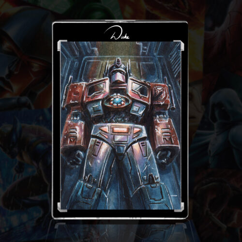 Optimus Prime Sketch Card by Duke