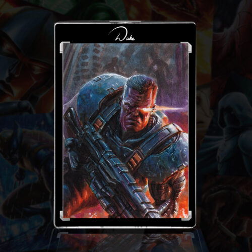 Cable Sketch Card by Duke