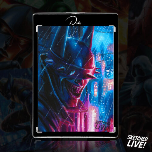 Batman Who Laughs Sketch Card by Duke