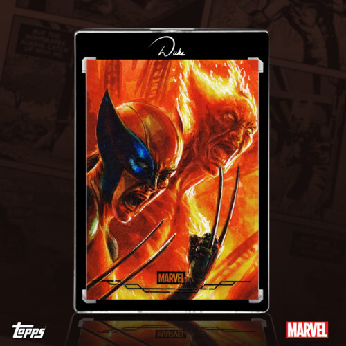 2026 Topps Chrome Marvel Comics X-23 and Hellverine Sketch Card by Duke
