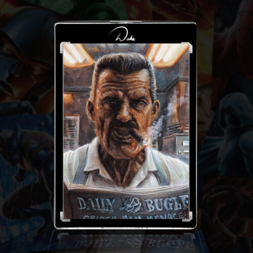 J. Jonah Jameson Sketch Card by Duke
