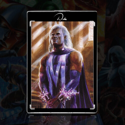 Trial of Magneto Sketch Card by Duke