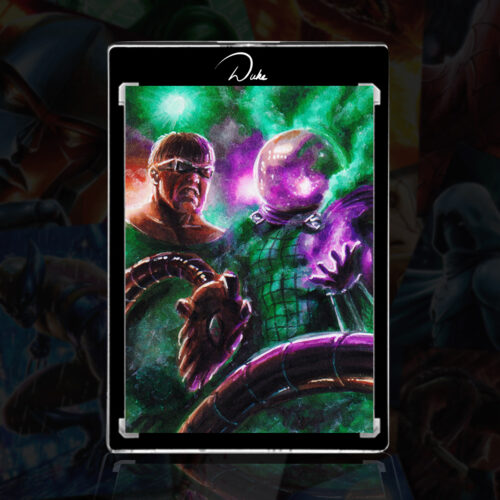 Mysterio and Doctor Octopus Sketch Card by Duke