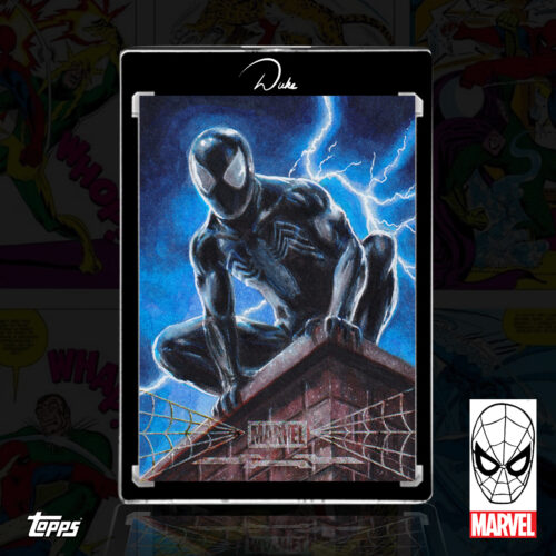 Topps Marvel Mint 2026 Black Suit Spider-Man Kraven the Hunter Sketch Card by Duke