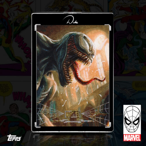 Topps Marvel Mint 2026 Venom Sketch Card by Duke