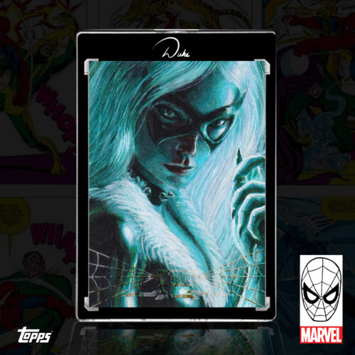 Topps Marvel Mint 2026 Black Cat Sketch Card by Duke