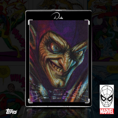 Topps Marvel Mint 2026 The Green Goblin Sketch Card by Duke