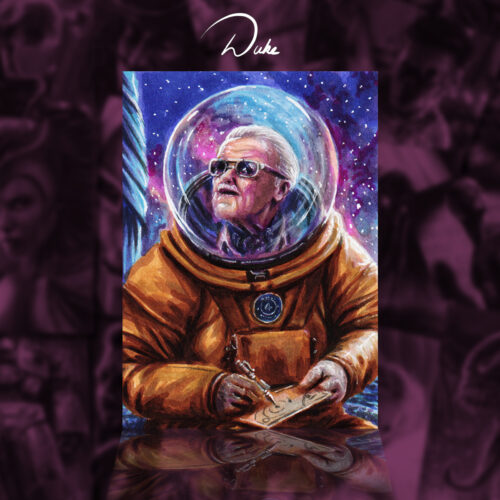Stan Lee the Astronaut Sketch Card by Duke