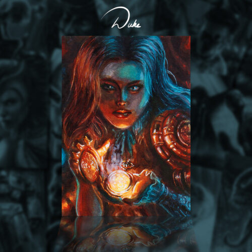 Alice in Wonderland Sketch Card by Duke