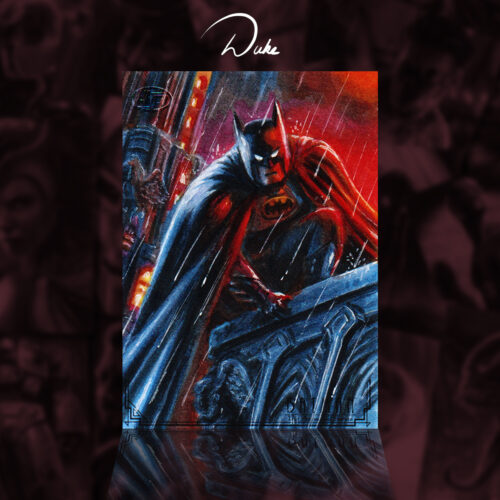 Batman The Animated Series Sketch Card by Duke