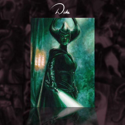 Wicked Sith of the West Sketch Card by Duke