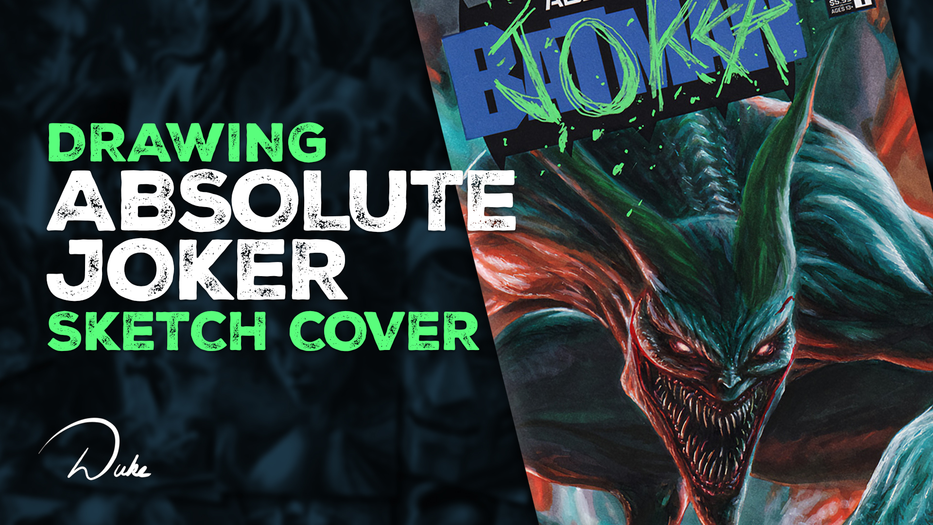 Absolute Joker Sketch Cover by Duke