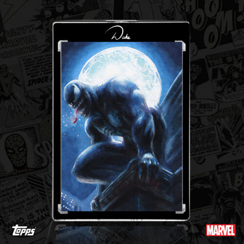 2026 Topps Vault Marvel Venom Sketch Card by Duke