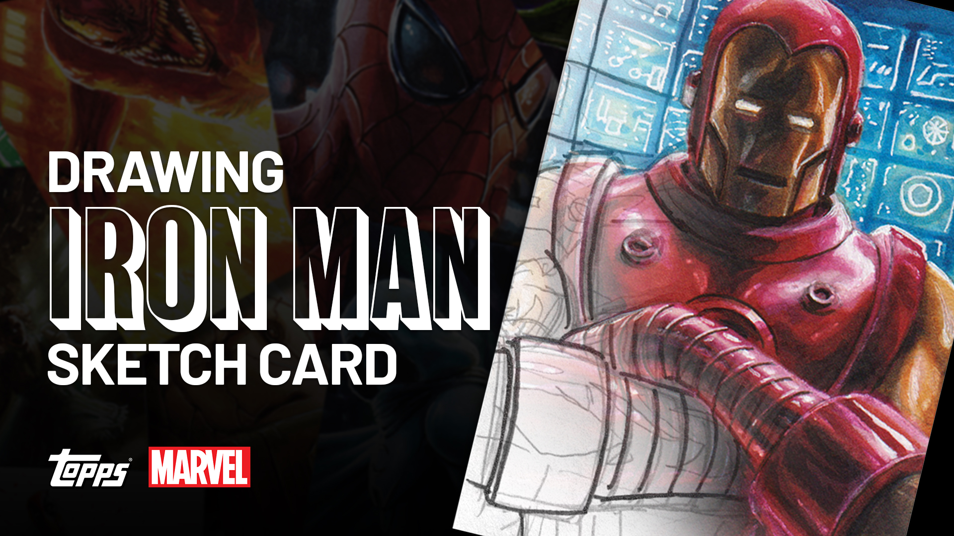 2026 Topps Vault Marvel Iron Man Sketch Card by Duke