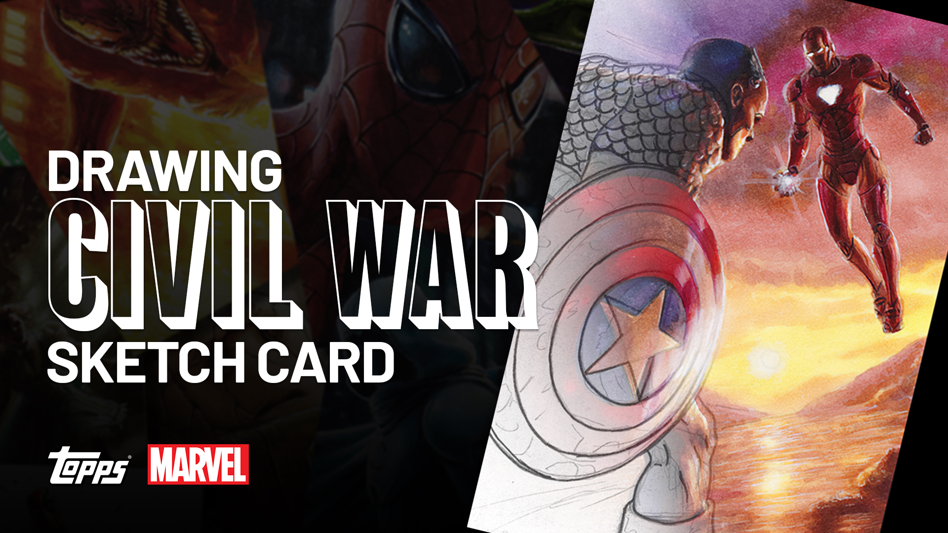 2026 Topps Vault Marvel Civil War Sketch Card by Duke