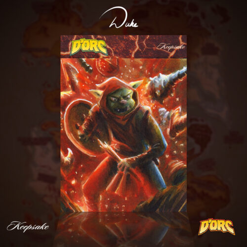 D’orc Keepsake Collection Sketch Card by Duke