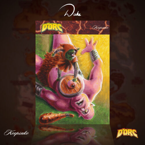 D’orc Keepsake Collection Sketch Card by Duke