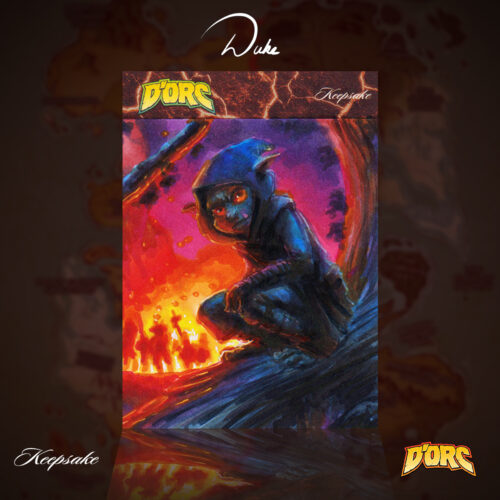 D’orc Keepsake Collection Sketch Card by Duke