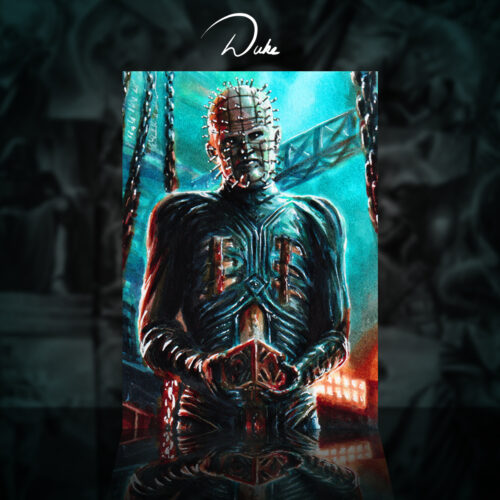 Pinhead sketch card by Duke