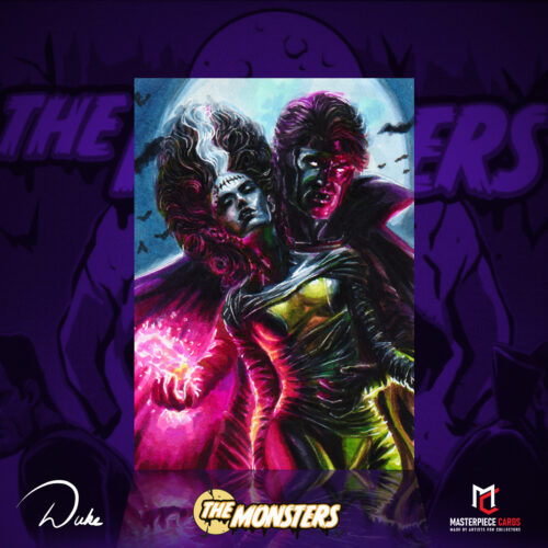 Bride of Frankenstein Rogue & Vampire Gambit Sketch Card by Duke
