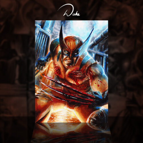 Wolverine Sketch Card by Duke