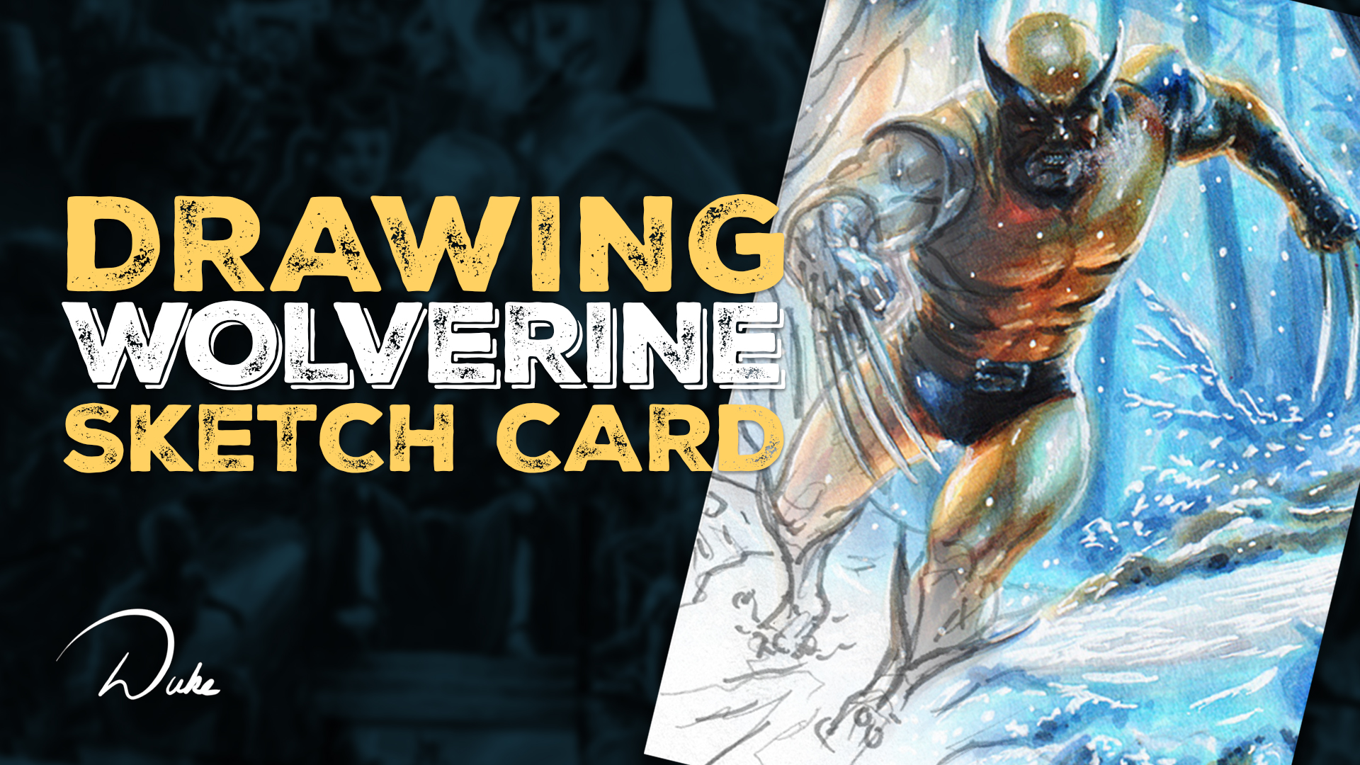 Wolverine Sketch Card by Duke
